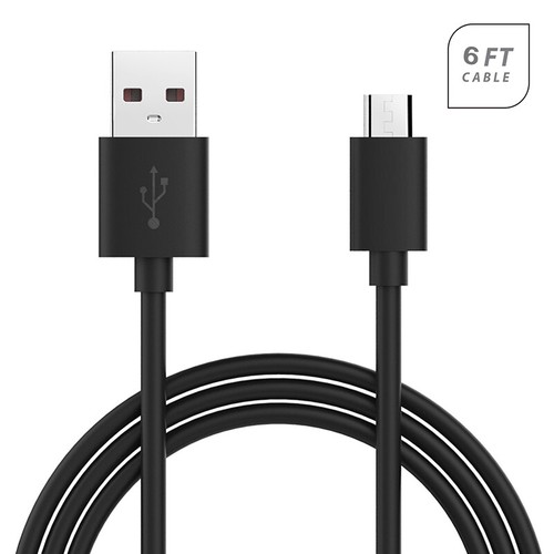 Cavo nero lungo piedi usb - nero,